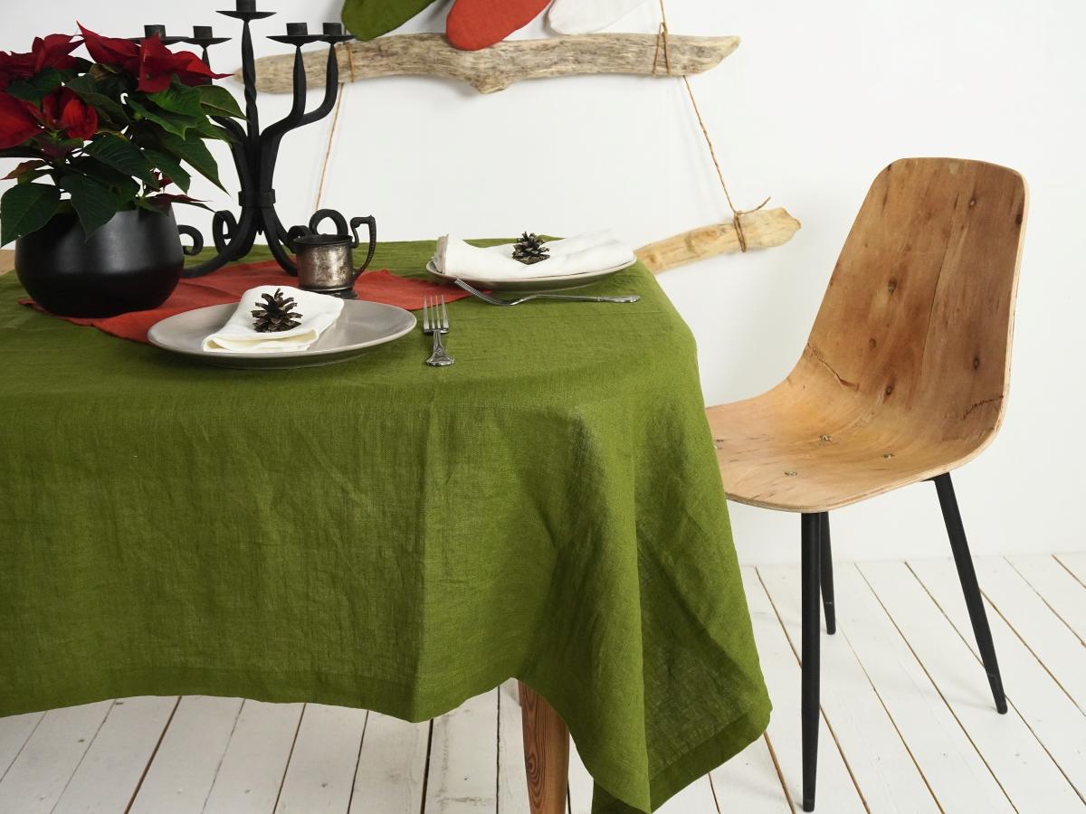 Nappe en lin pour la salle à manger