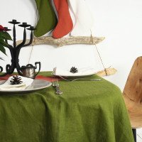 Nappe en lin pour la salle à manger