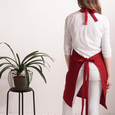 Tablier unisexe en lin pour la cuisine et le jardin