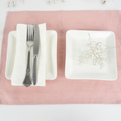 Sets de table rectangulaires en lin