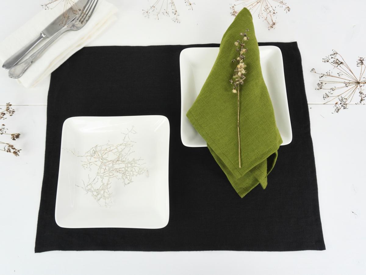 Sets de table en lin naturel
