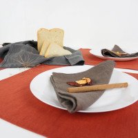Sets de table rectangulaires en lin
