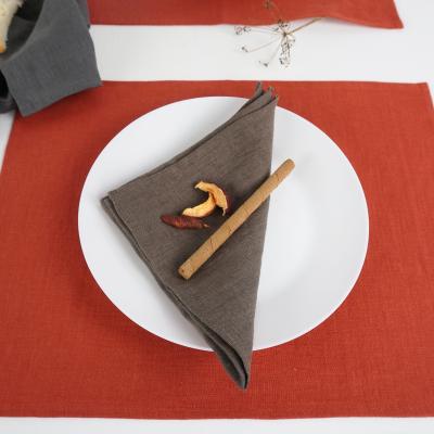 Sets de table rectangulaires en lin