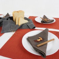 Sets de table rectangulaires en lin