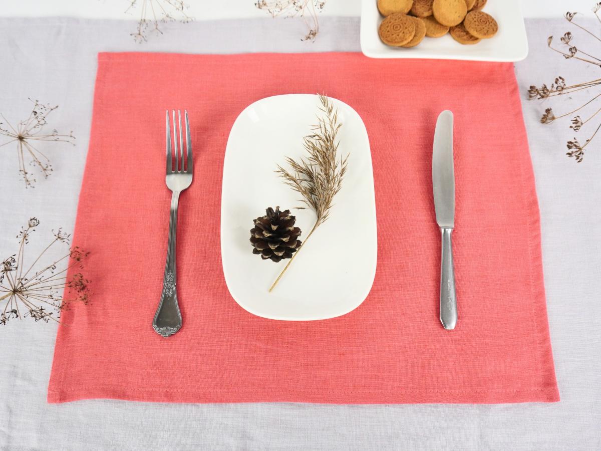 Sets de table en lin naturel