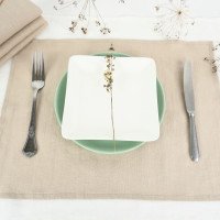 Sets de table en lin pour la cuisine