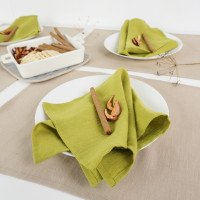Sets de table en lin pour la cuisine