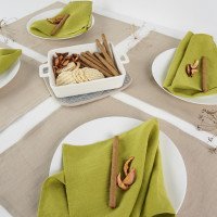 Sets de table en lin pour la cuisine