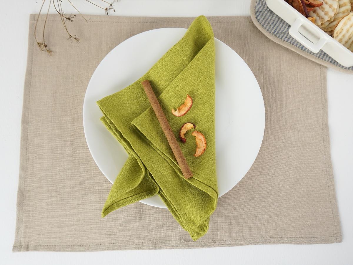 Sets de table en lin pour la cuisine