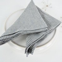 Serviette de table en lin doux