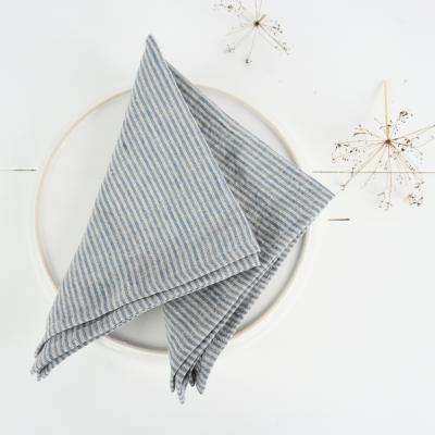 Serviette de table en lin doux