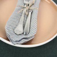 Serviettes de table en lin lavé