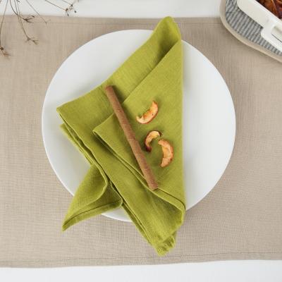 Lot de serviettes de table en lin doux