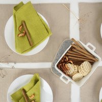 Lot de serviettes de table en lin doux