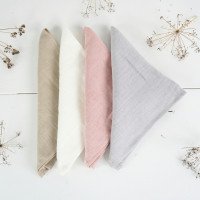 Ensemble de serviettes de table en lin naturel