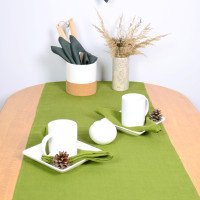 Serviettes de table en lin lavé