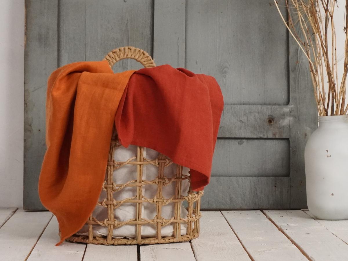 Torchon en lin, idée cadeau de Noël