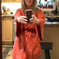 Photo de Peignoir kimono court en lin KOSI partagée par Marli