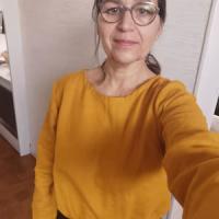 Photo de Blouse en lin à manches longues HAIHE partagée par Sonia
