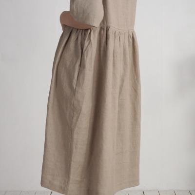 Robe midi ample en lin boutonnée OTTAWA