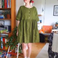 Photo de Robe midi ample en lin boutonnée OTTAWA partagée par Sonja