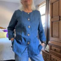Photo de Veste en lin boutonnée VOLTA partagée par Linda