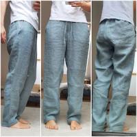 Photo de Pantalon de grossesse en lin à cordon VOLGA partagée par Ovis