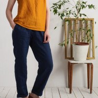 Pantalon en lin à cordon VOLGA