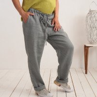 Pantalon en lin à cordon VOLGA