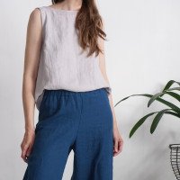 Pantalon large en lin MAHI