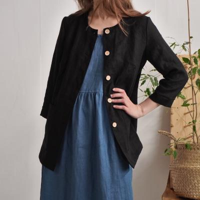 Veste en lin boutonnée VOLTA
