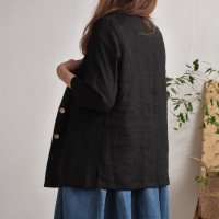 Veste en lin boutonnée VOLTA