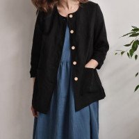 Veste en lin boutonnée VOLTA