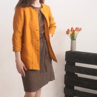 Veste en lin boutonnée VOLTA