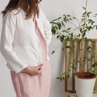 Veste kimono courte en lin PURUS
