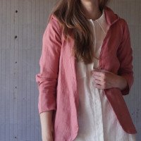 Veste en lin à capuche ESSEQUIBO