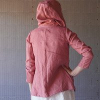 Veste en lin à capuche ESSEQUIBO