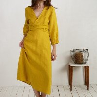Robe en lin à nouer devant WARBURTON