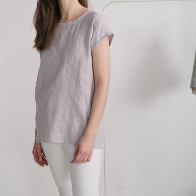 Blouse en lin fendue au dos NENE
