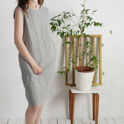 Robe en lin sans manches SUTLEJ