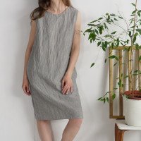 Robe en lin sans manches SUTLEJ