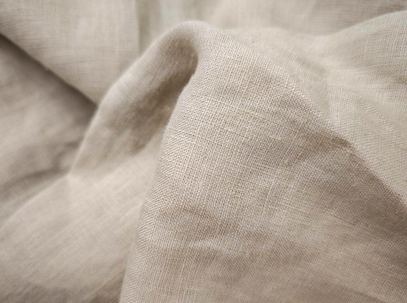 Gros plan sur la texture naturelle du lin